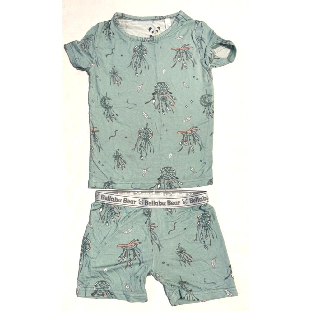 Bellabu Bear Kids 2T  Bamboo Pajama Set Breathable Sustainable Soft Cozy‎